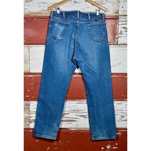 Vintage Rustler Jeans Straight Leg Regular Fit Classic Denim Pants Size 35x28.5‎